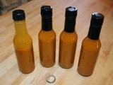 Bottling homemade hot sauce