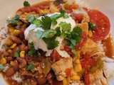 Chicken taco soup