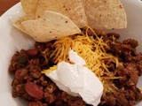 Football, chili, and cornbread