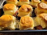 Ham and Swiss Sliders on Hawaiian Rolls