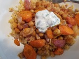Harissa Roasted Chickpea Bowl
