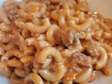 Homemade hamburger helper