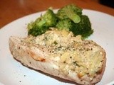 Paleo Chicken stuffed with artichoke pesto