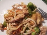 Pork Stir Fry with Udon