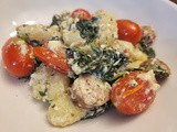 Sheet pan Feta Spinach Gnocchi