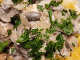 Turkey Meatball Stroganoff