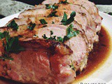 Boneless Roast Pork Loin with Marmalade Sauce