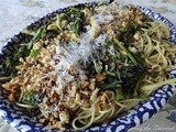 Broccoli Rabe with Fresh Bread Crumbs and Spaghetti