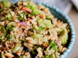 Broccoli & Rice Salad with Balsamic Maple Vinaigrette