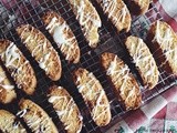 Cake Mix Biscotti w/ Craisins & White Chocolate