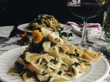 Chicken Florentine & Farfalle for Two