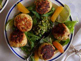 Chicken Meatballs with Sweet Sesame Gremolata