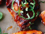 Chicken Thighs & Rum bbq Sauce