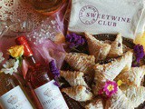 Chocolate Hazelnut Pastries and Sweet Rosé