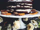 Classic Chocolate Cake & Candied Orange Slices