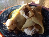 ~ Crepes with Fresh Pears ~