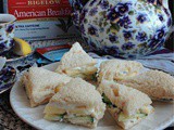 Cucumber & Cream Cheese Tea Sandwiches