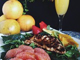 Grilled Chicken Citrus Salad with Balsamic Vinaigrette featuring Florida Grapefruit
