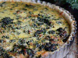 Kale and Provolone Quiche