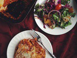 Lasagna & Arugula Citrus Salad