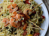 Lemon Basil Shrimp Skewers featuring HelloFresh