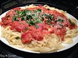 “ Light” Bolognese Sauce with Fettuccine