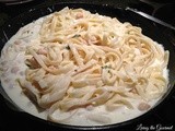 Light - Fettuccini Alfredo with Golden Blossom Honey