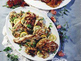 Marinated Turkey Breast with Grilled Pineapple & Yam Fries