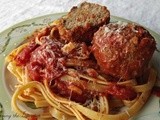 Meatballs and Tomato Sauce