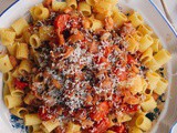 Mezzi Rigatoni with Bacon and Tomato