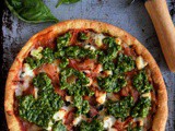 Pesto and Goat Cheese Pizza