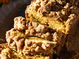 Pumpkin Caramel Loaf with Cinnamon Streusel