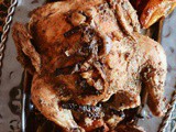 Roast Chicken with Roasted Poivrons and Carrots