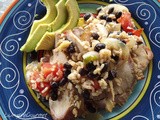 ~ Roast Pork with Black Beans and Rice ~