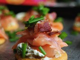 Smoked Salmon & Cream Cheese Toppers