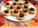 Snickerdoodle Pumpkin Thumbprint Cookies