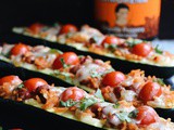 Spicy Chipotle Zucchini Boats