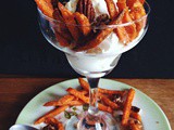 #SpringIntoFlavor: Sweet Potato & Spinach Birds Nests, Portobello Burgers & a Sweet Potato Sundae