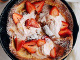 Strawberry Cream Dutch Baby