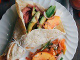 Summer Peach Wraps