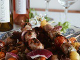 Summer Pork Skewers featuring Pedernales Cellars