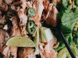 Summer Salmon Salad featuring Yarden Wines