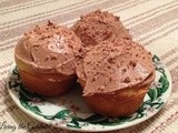 Vanilla Nutella Cupcakes [By Tammy]