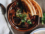 Vegetarian Chili and Herbed Waffle Crisps