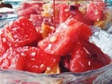 Watermelon Fruit Salad featuring Sparkling Ice