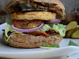 Wild Alaskan Pollock Burgers with Spicy Tzatziki