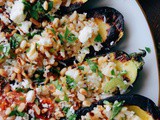 Zucchini Boats with Pignoli & Feta