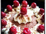 A seventies cake for a seventies chick - Black Forest Victoria Cake