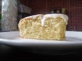 The Upside of a Teachers' Strike - Lemon Cake with Lemon Icing