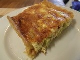 Thinking about French Leave: Alsatian Leek and Onion Tart, or 'Tarte Alsacienne'